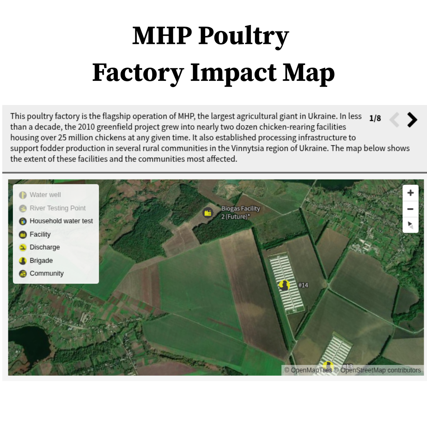 MHP / Vinnytsia: original reporting on agribusiness impacts in Ukraine