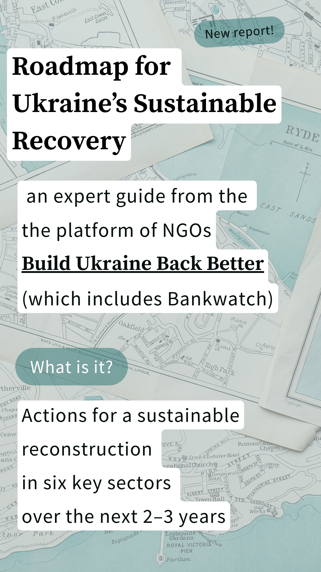 Build Ukraine Back Better: a roadmap for sustainable recovery